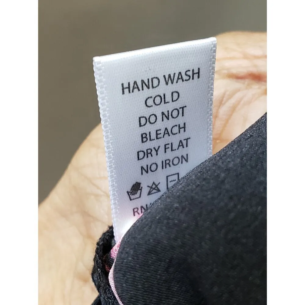 Papaya Shirt Dress Womens M Black Floral Sleeveless Spaghetti Strap Button Front - Image 7