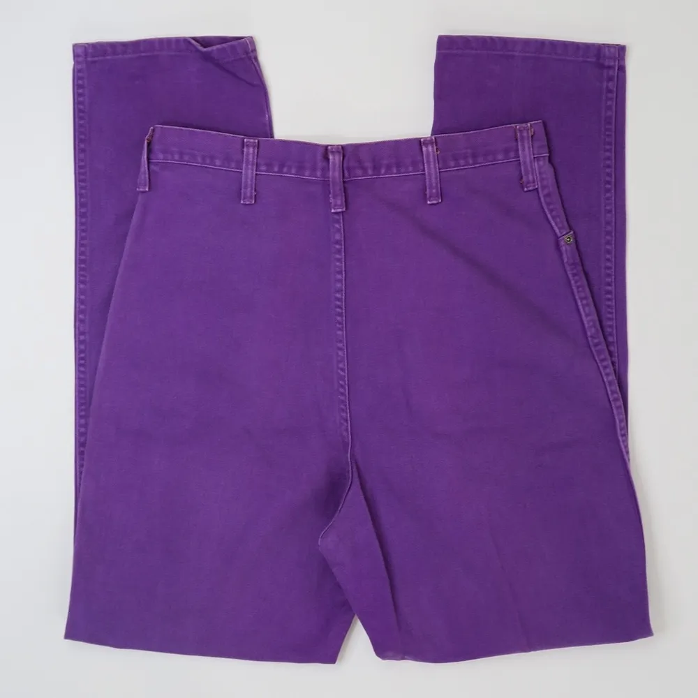 Vintage 80s Wrangler Purple High Waisted Jeans - Image 8