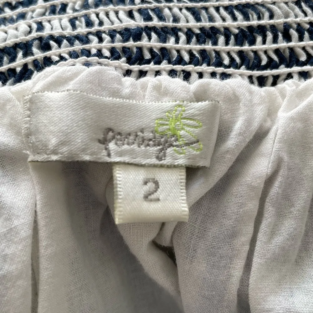 Anthropology Porridge Duo-Patterned Striped Multi Color Watercolor Skirt Size 2 - Image 7