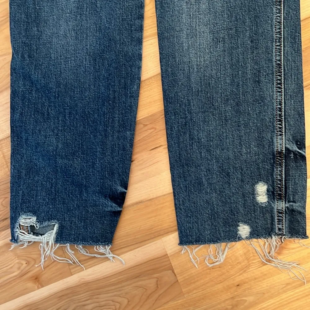 We The Free Button Up Slightly Distressed Jeans - Image 4