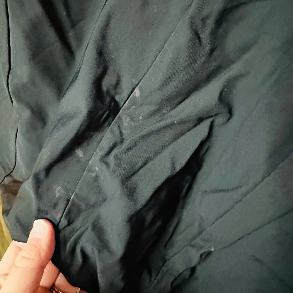 Misha Collection Women's Black Majorie Open Back Cross Straps Midi Dress Size 8 - Image 6