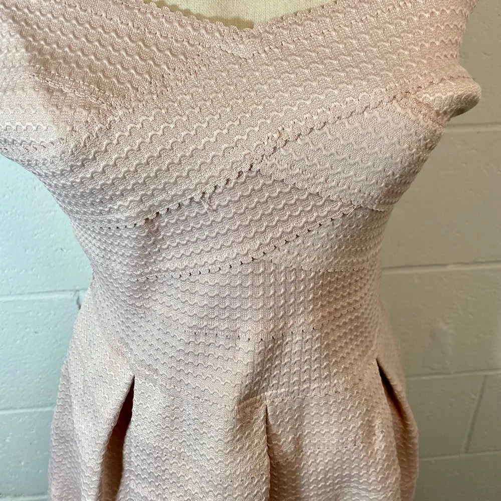 Ontwelfth Banded Pale Pink Strapless Sweetheart Neckline Short Dress - Image 5