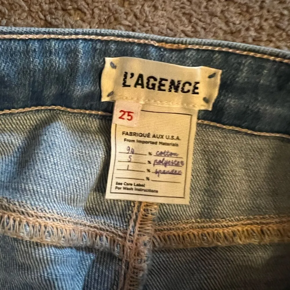 NWT Lagence oriana high rise straight jeans 25 - Image 5