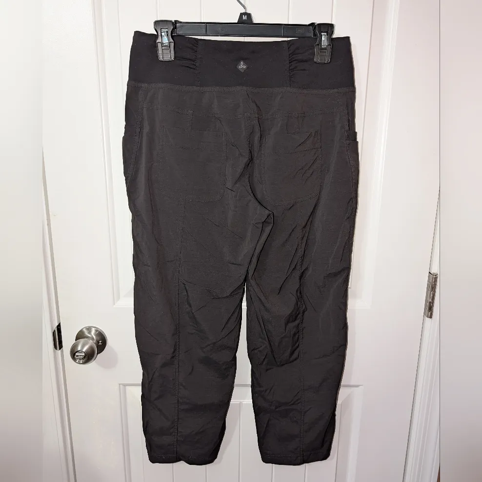 Prana Kanab Crop Pants Women's Medium Black - Image 2
