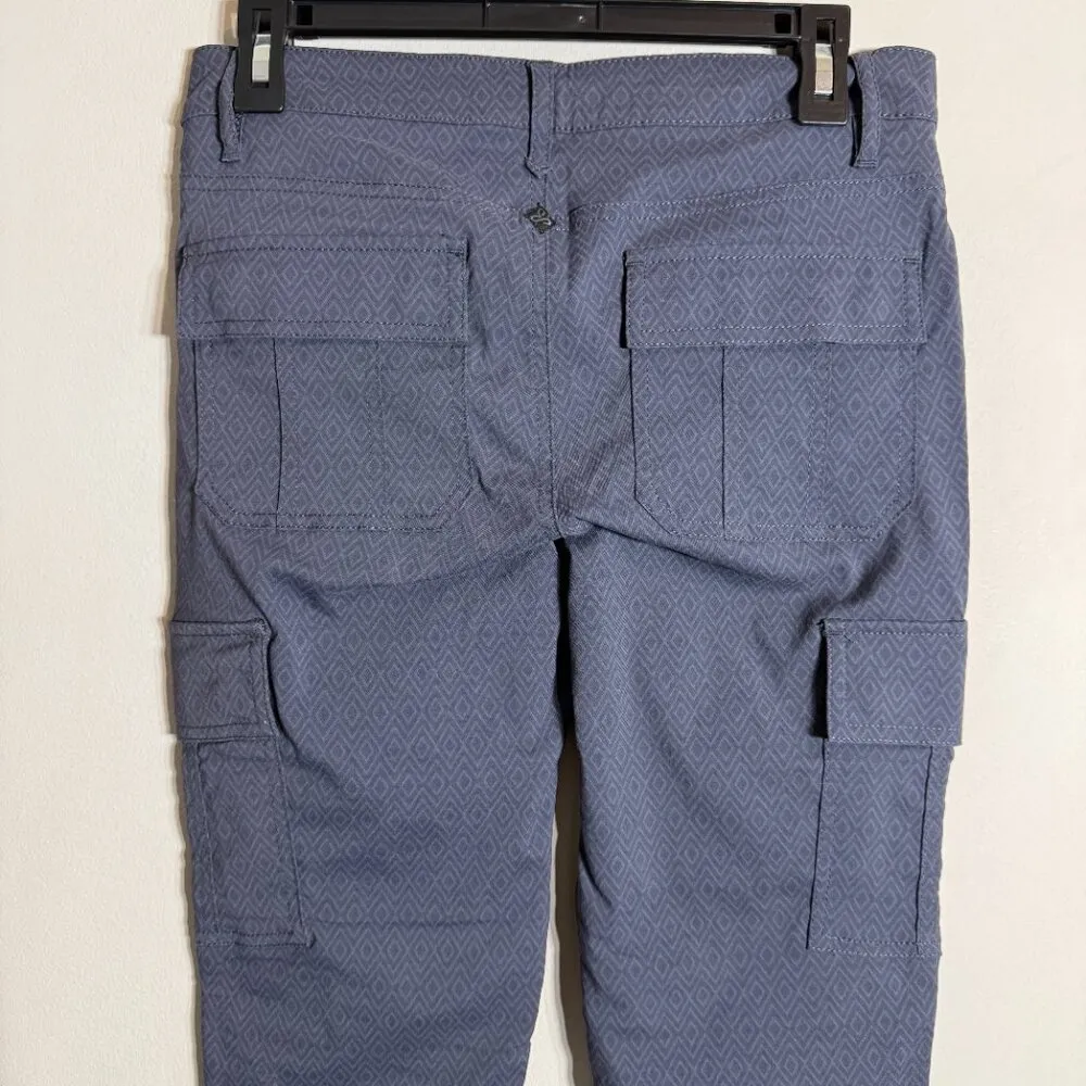 Prana Meme Cargo Printed Skinny Leg Pants Women's 6 Gray Hiking Outdoor NWOT - Image 11