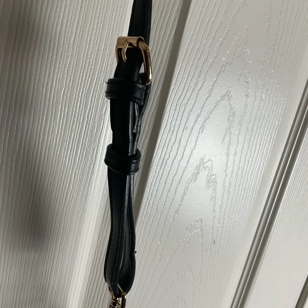 Black Crossbody Bag with Red Star - Image 7