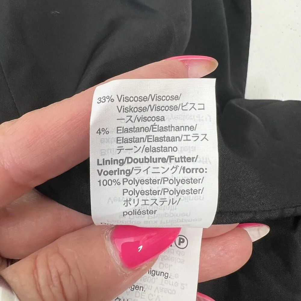 J. Crew Size 2 Blazer Factory Twill Single Button Black Lined Women’s Stretch - Image 12