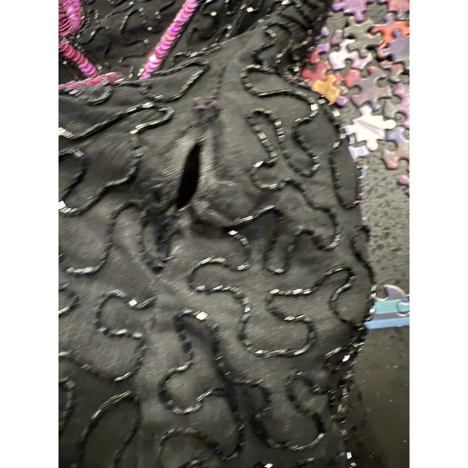 Vtg Stenay Beaded Top Womens‎ M Silk Pink Embellished Evening Wear Retro Glam Size M - Image 8