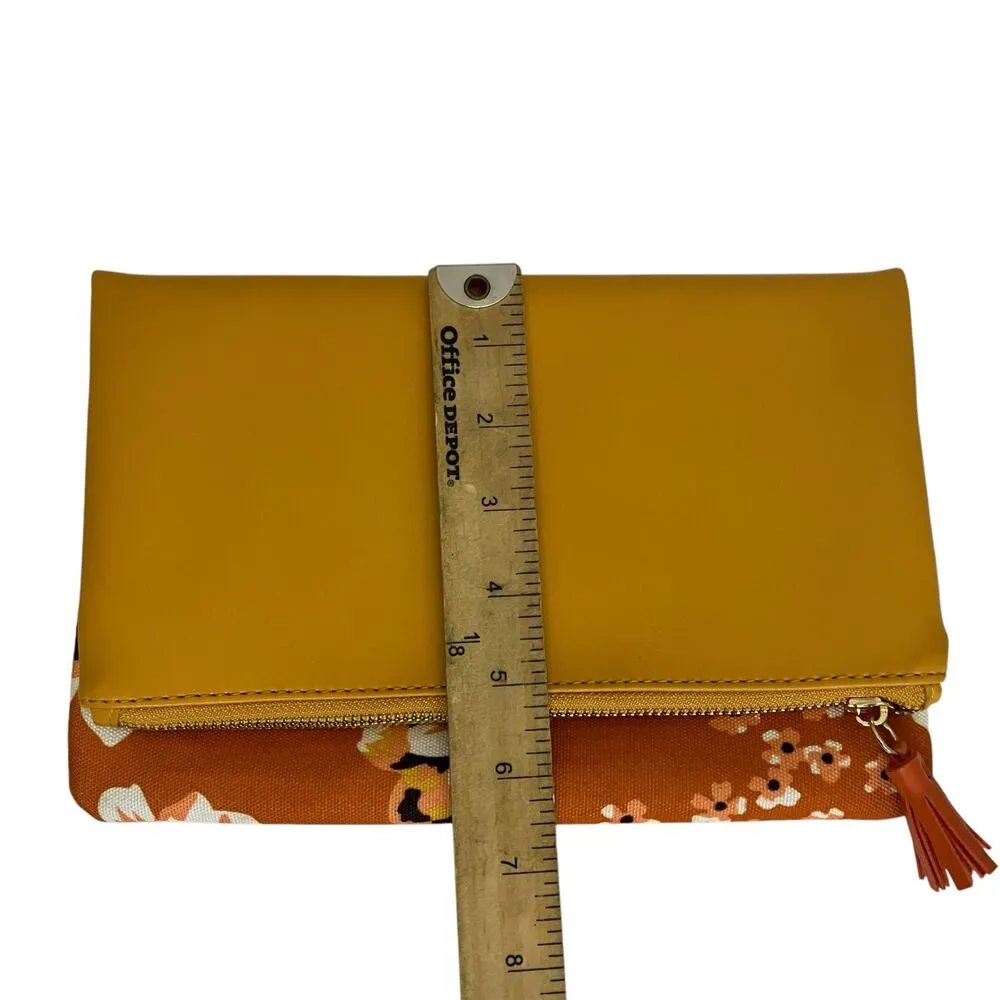 RACHEL PALLY Anthropologie CANVAS FLORAL PRINT Fold-Over Envelope CLUTCH/BAG - Image 5