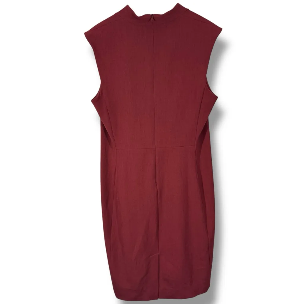 M.M. Lafleur Aditi 2.0 Brick Red Sheath Professional Dress Size 14 - Image 8