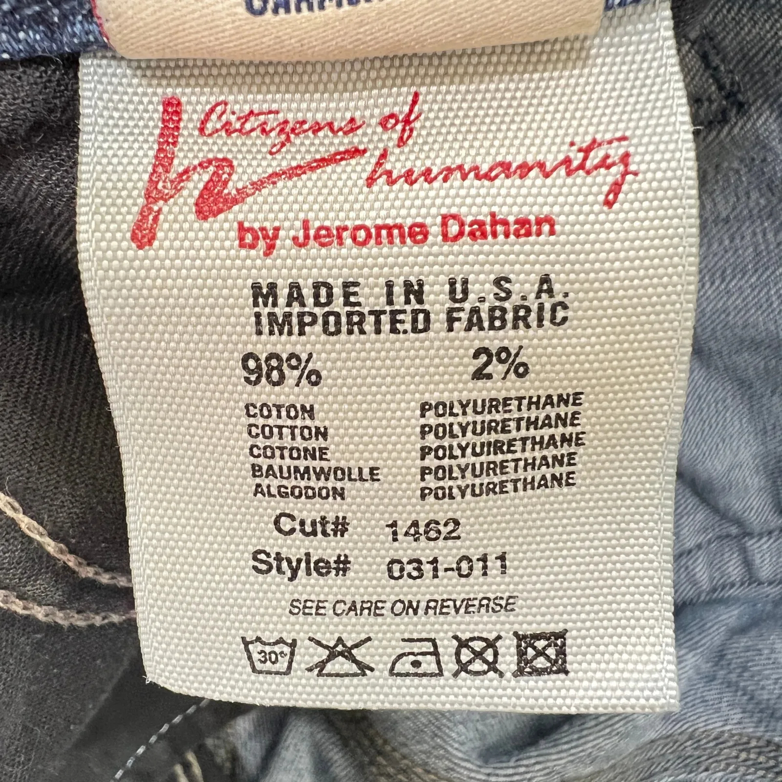 Citizens of Humanity Bootcut Jeans Women 31 Made USA Vintage Denim Jerome Dahan - Image 5