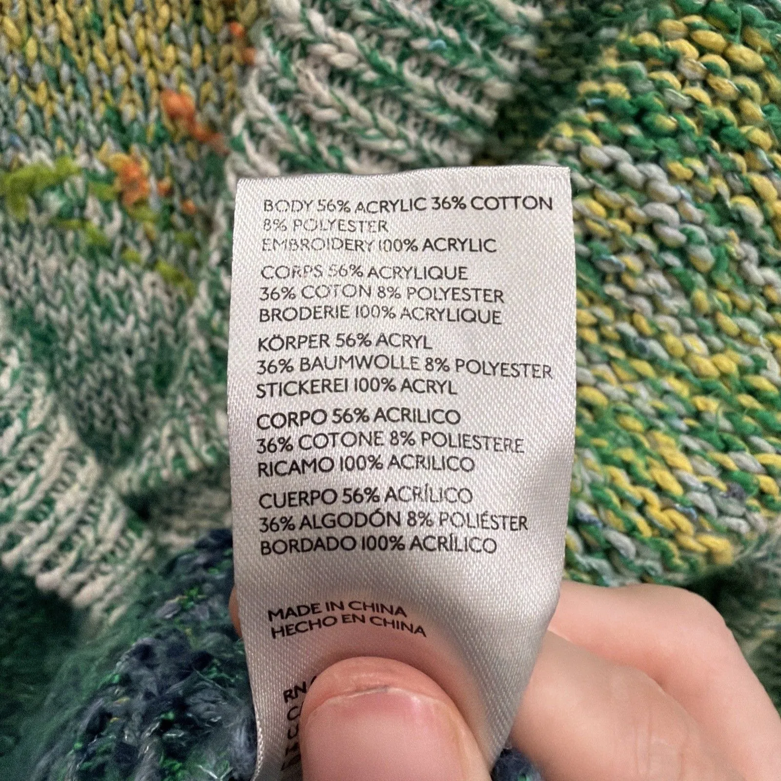 Anthropologie Pilcro Mountain Sunset Embroidered Cardigan Sweater XS Petite - Image 5