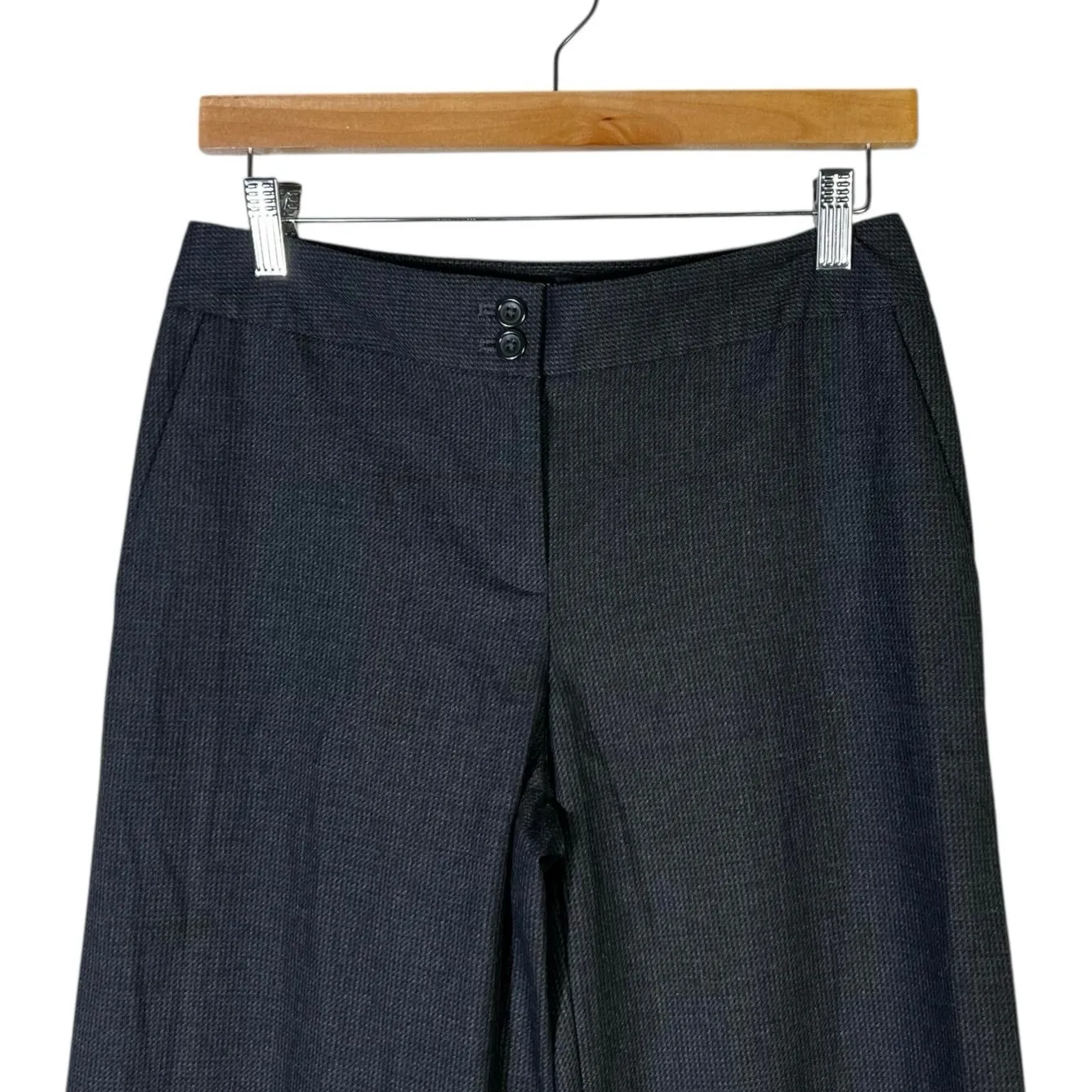 Body by Victoria Marisa Fit Wide Leg Dress Pants Womens 2 Black Work Classic - Image 2