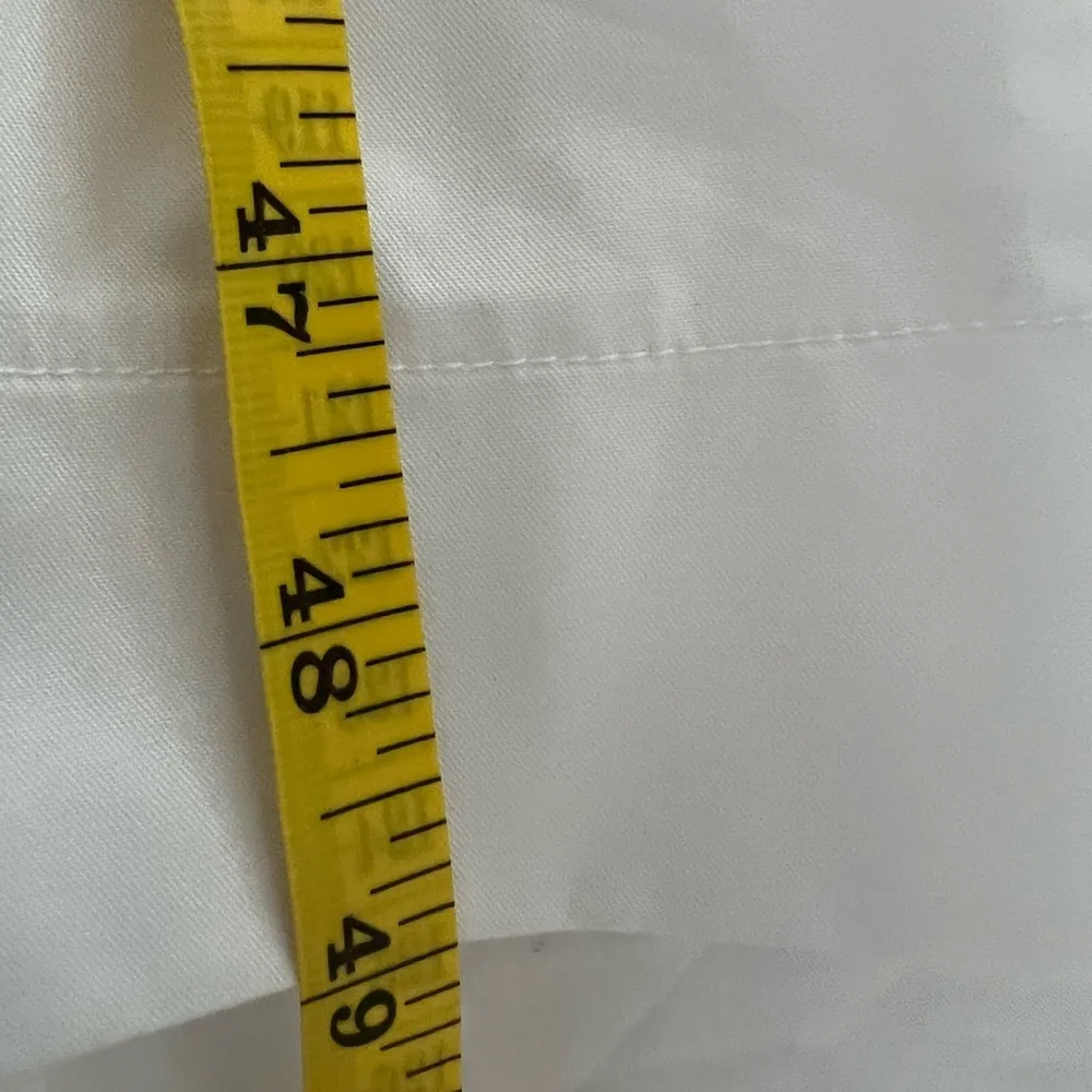 New Zara White Cotton Bow Gabardine Midi Dress Size Small NWT - Image 11