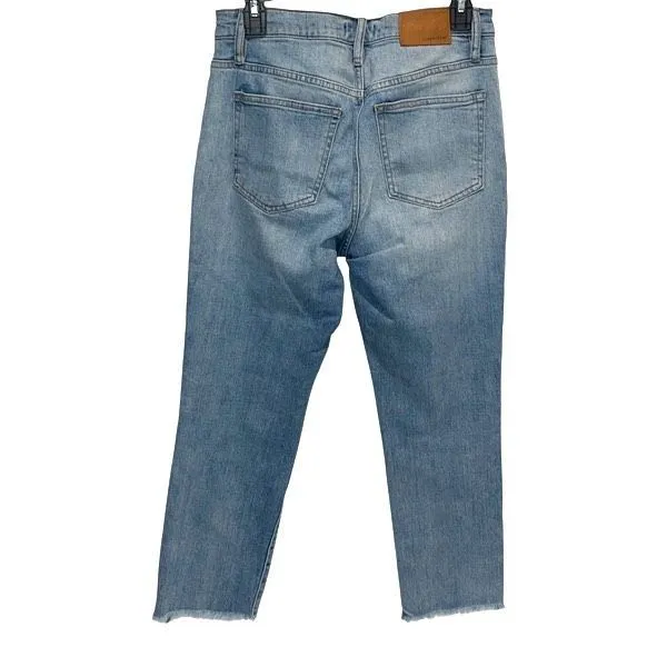 J. Crew Womens Frayed Hem Mid Rise Slim Broken - Image 3