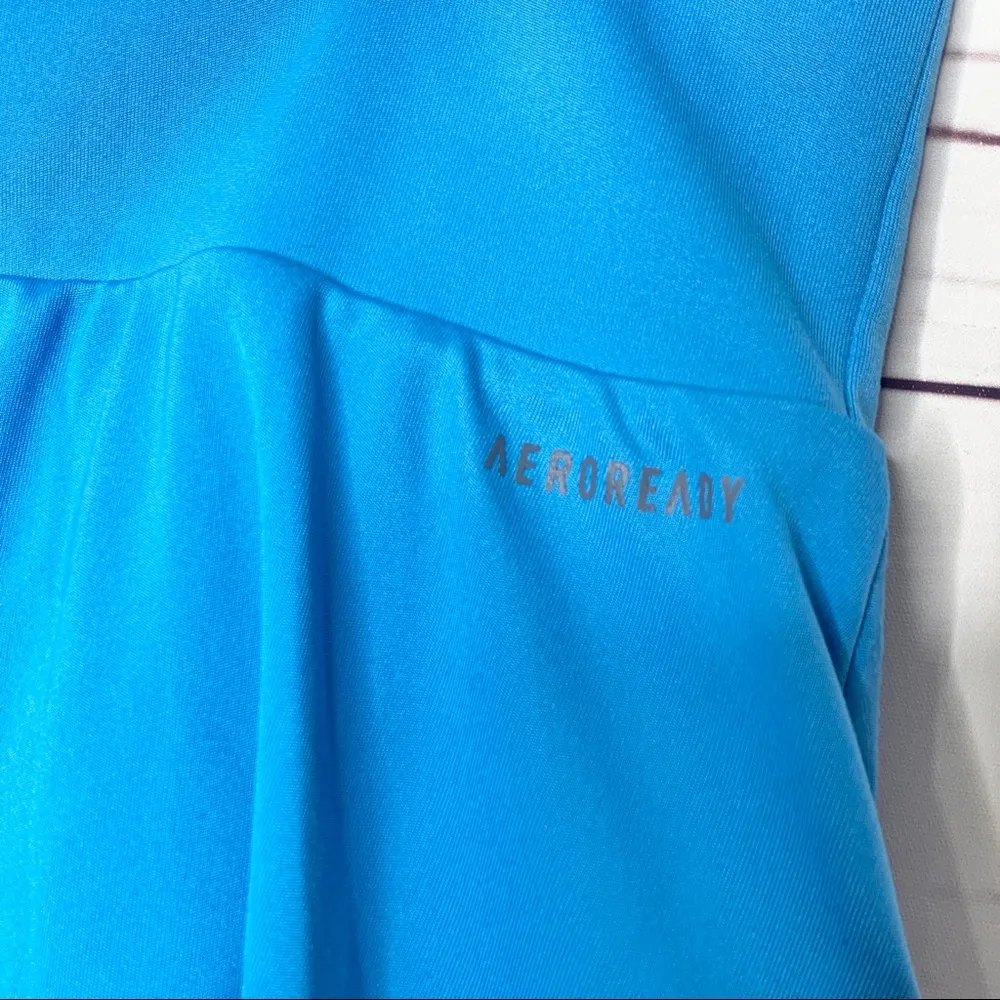 Adidas Aqua Blue Aeroready Club Tennis Skirt Size XL Athletic Outdoor - Image 6