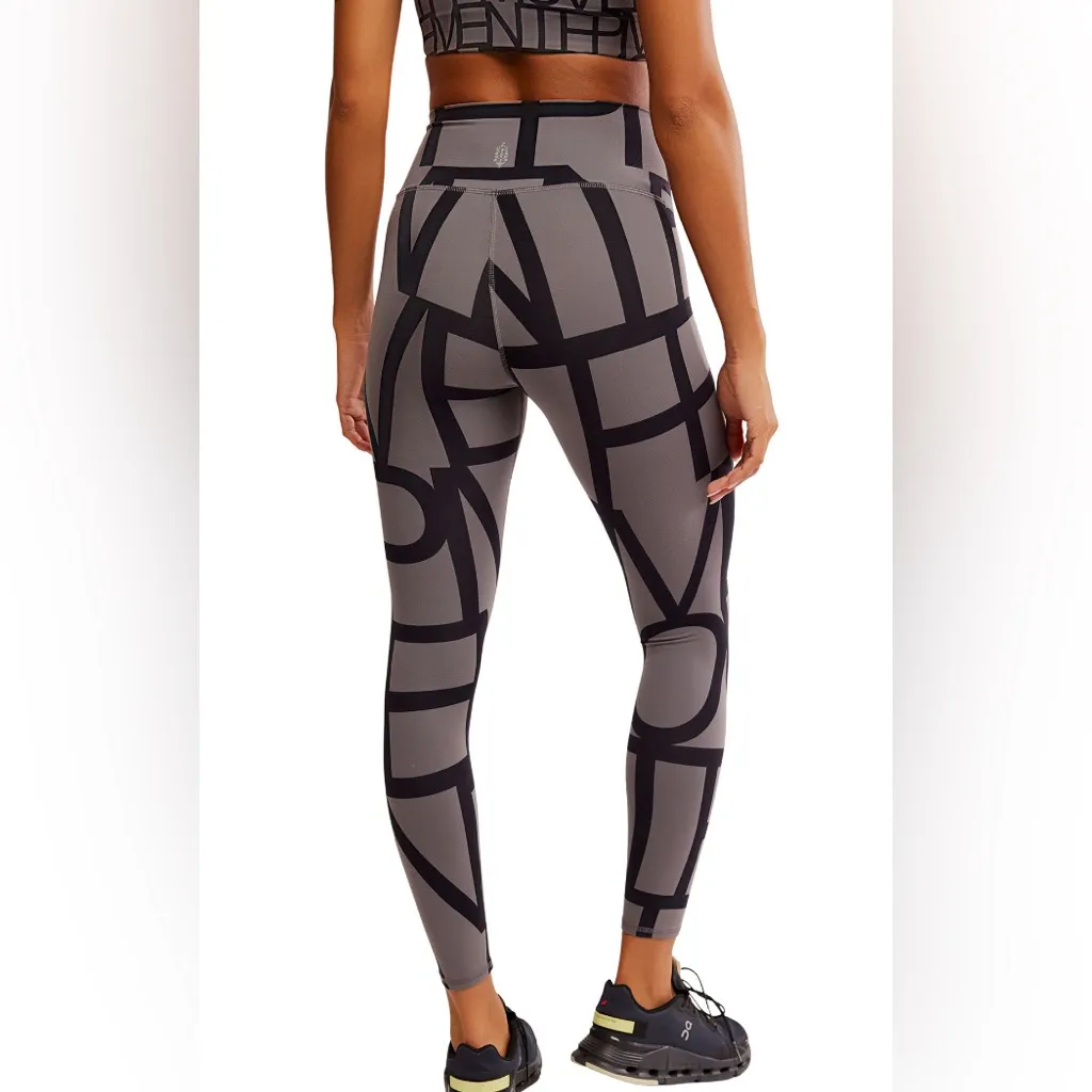 NWT Free People Movement Never Better Logo Leggings XS $118 Black - Image 5