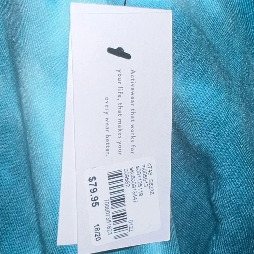 Lane Bryant Livi Activewear Tie Dye Hooded Sweatshirt Dress (18/20) - Image 8