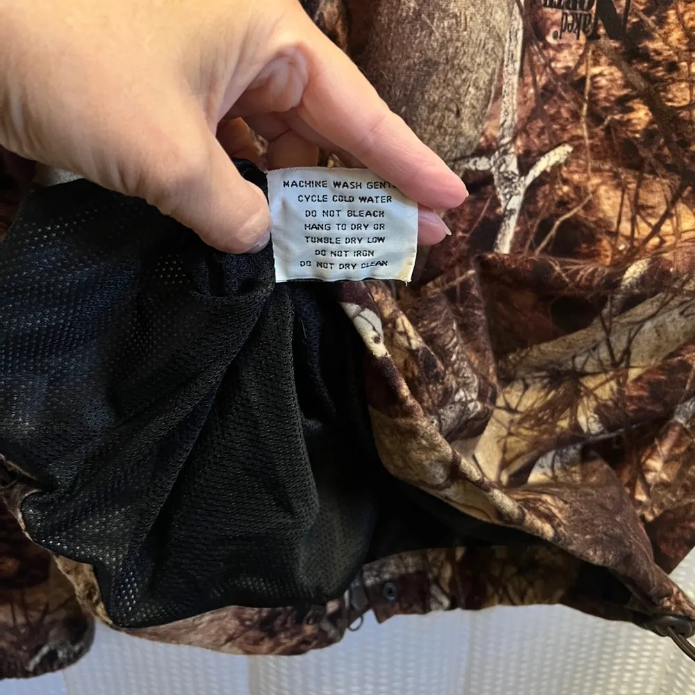 Camo Jacket by Gamehide Naked North Camo, Hooded, Zip Up, Water Resistant, Sz L Tan Size L - Image 11