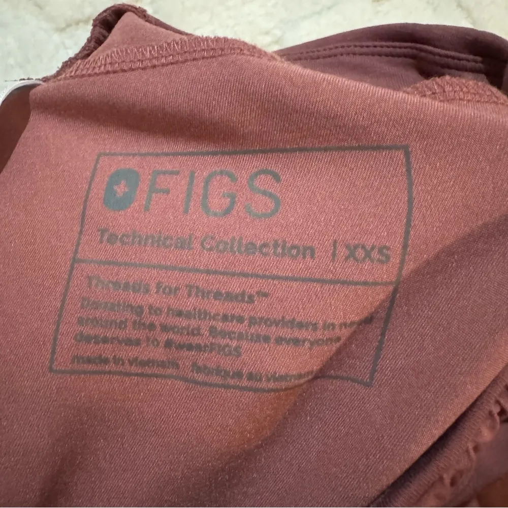 Figs Scrub Pants Pink Mari Jogger Tapered Medical Uniform, Women’s XXS - Image 3