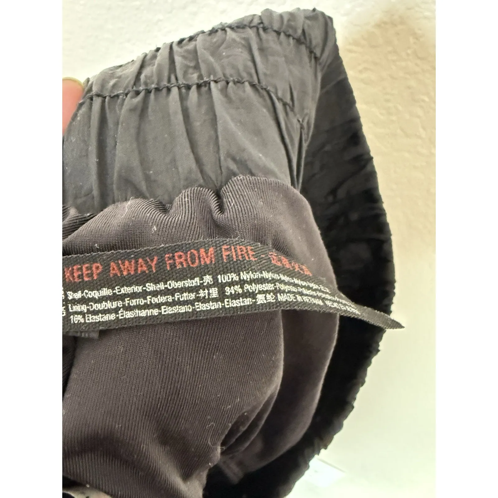 Free People Movement The Way Home Shorts Medium Black Nylon - Image 5