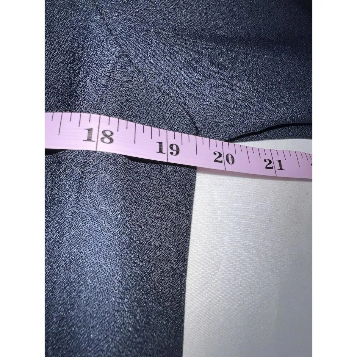 Cynthia Rowley Navy Blue Open Front Long Lined Blazer Size M - Image 11