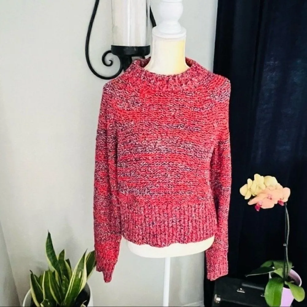 Current/Elliott‎ The Moonshine Sweater, Red/Black, Size: (2), Small, NWT - Image 13