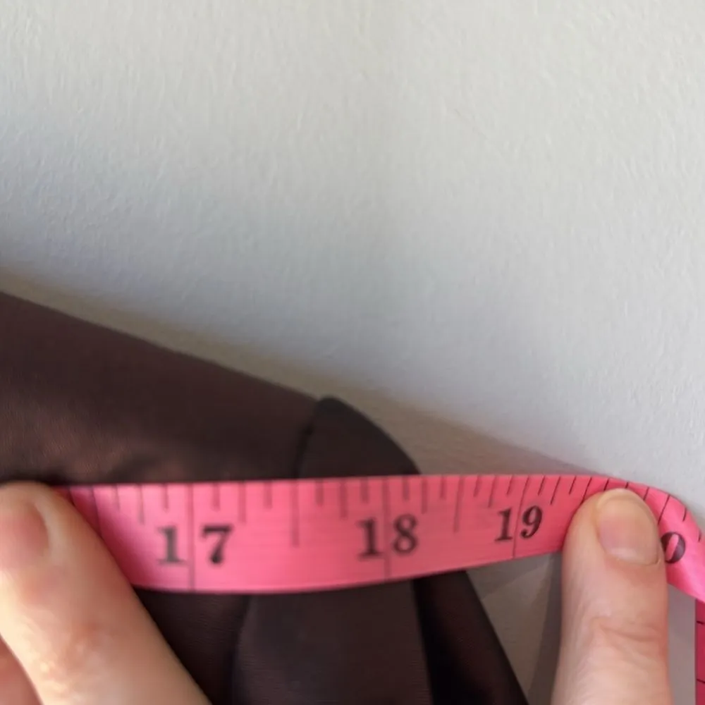 Vintage Alfani Silk Jacket Blazer Suit Brown Metallic - Image 7