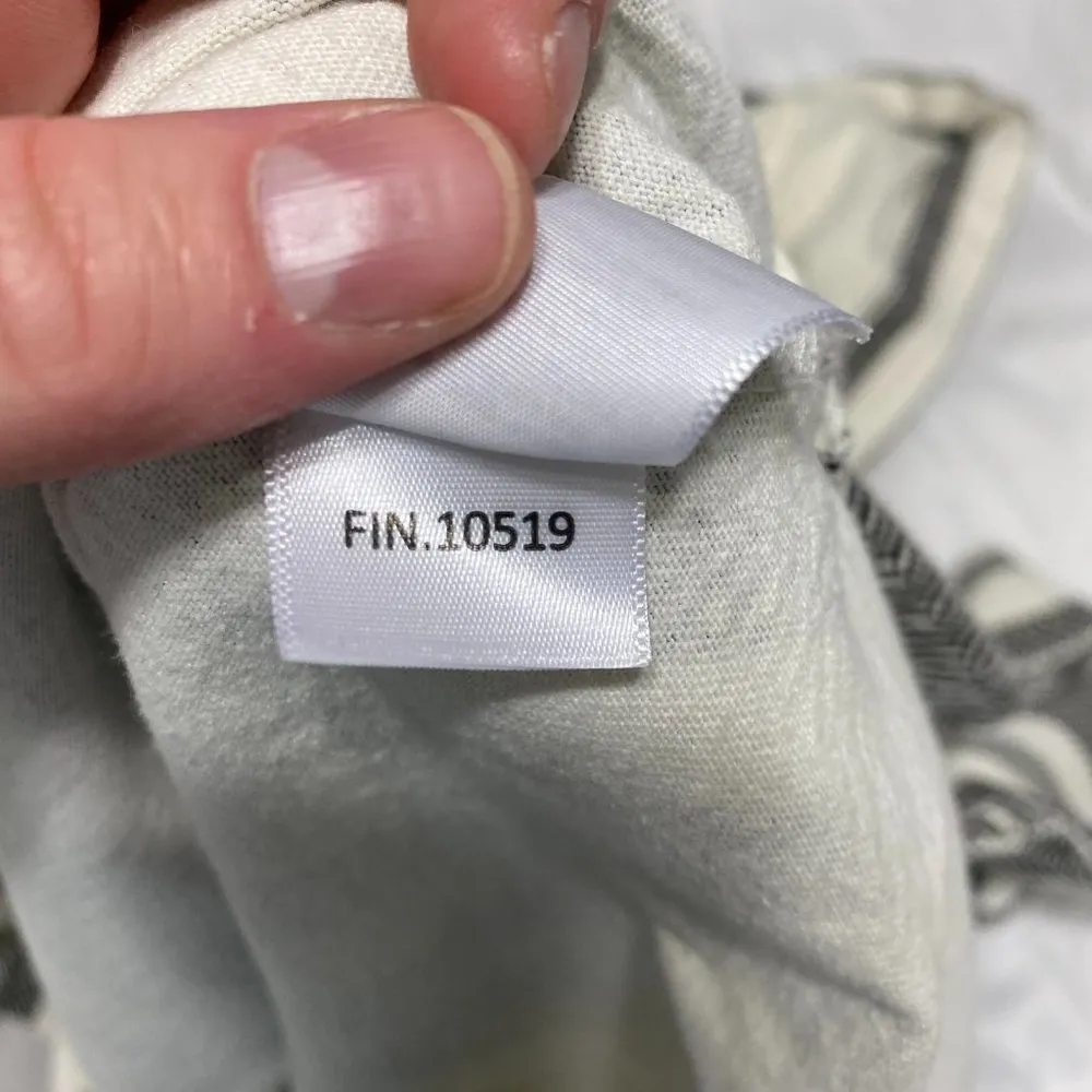 Spirit Jersey Grey Striped Hooded Sweatshirt- XS - Image 60