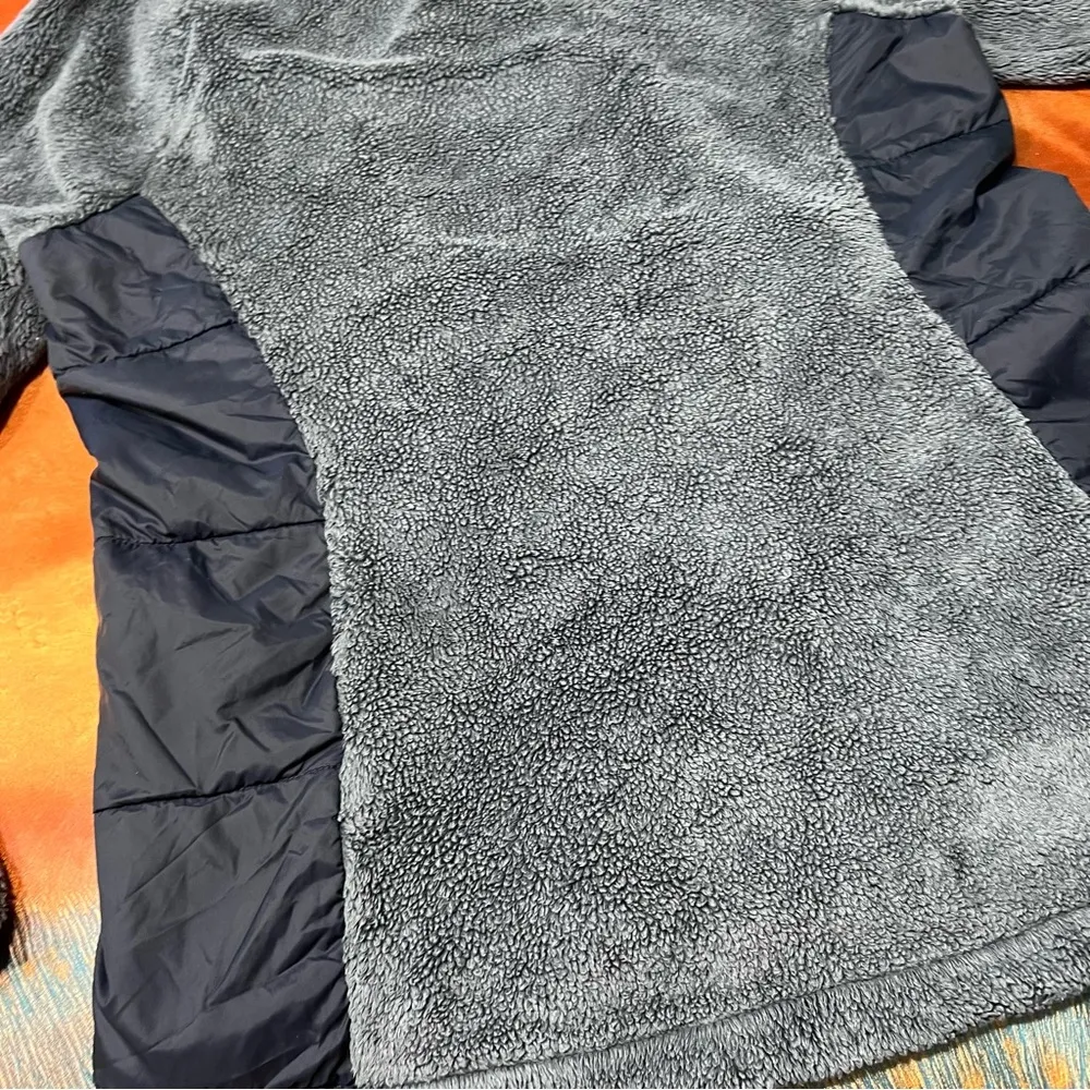 North Face Osito Fleece Sport Blue Fleece Pullover small puffer sides - Image 6