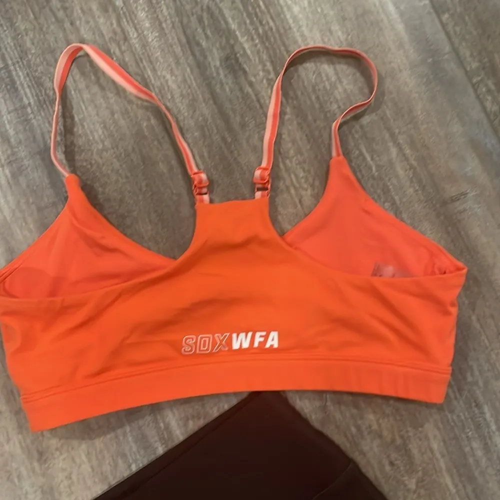 Sarah Days x White Fox Reboot Ignite Leggings Sports Bra Orange Small - Image 2