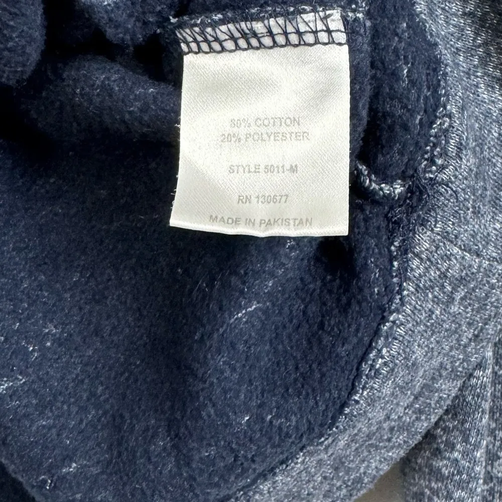 Vineyard Crew 90s Titanic Nautical Hoodie Small Unisex Blue - Image 8