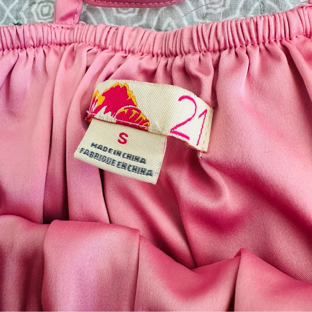 Forever 21 Multicolor Floral Strappy Babydoll Mini Dress Size S - Image 5