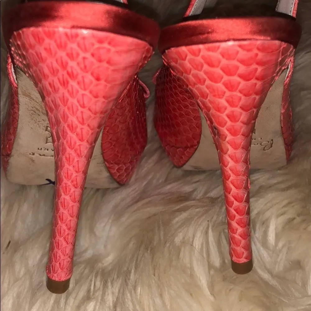 Bourne England Leather Peeptoe Sling Back‎ Size 7 - Image 7