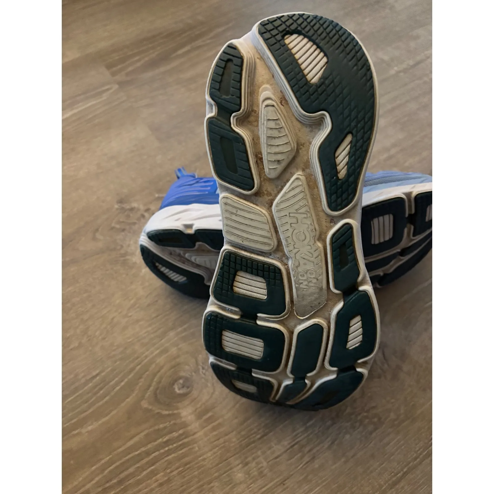 Hoka Bondi 6 Women's Running Shoes Blue Comfort Sneakers 10.5 READ DESCRIPTION‎ - Image 4