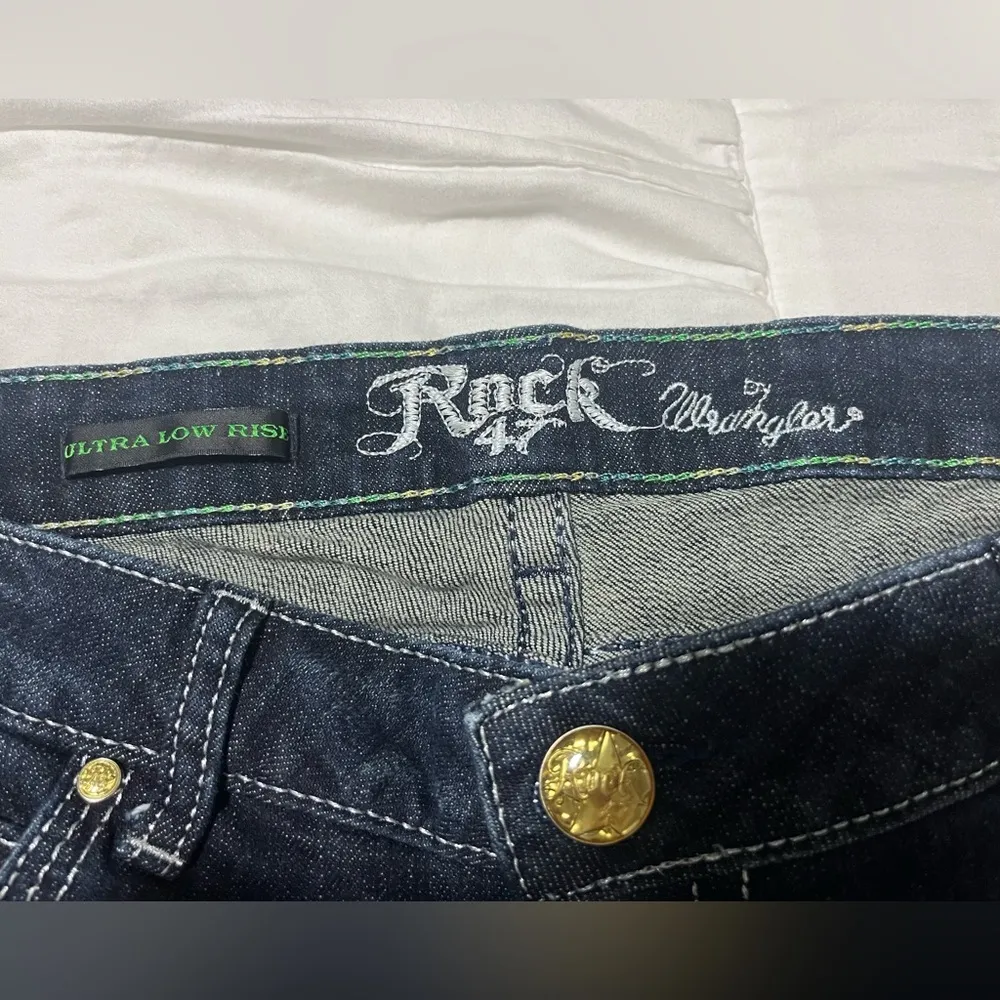 Rock 47 Jeans by Wrangler Ultra Low Rise 9x34 - Image 2