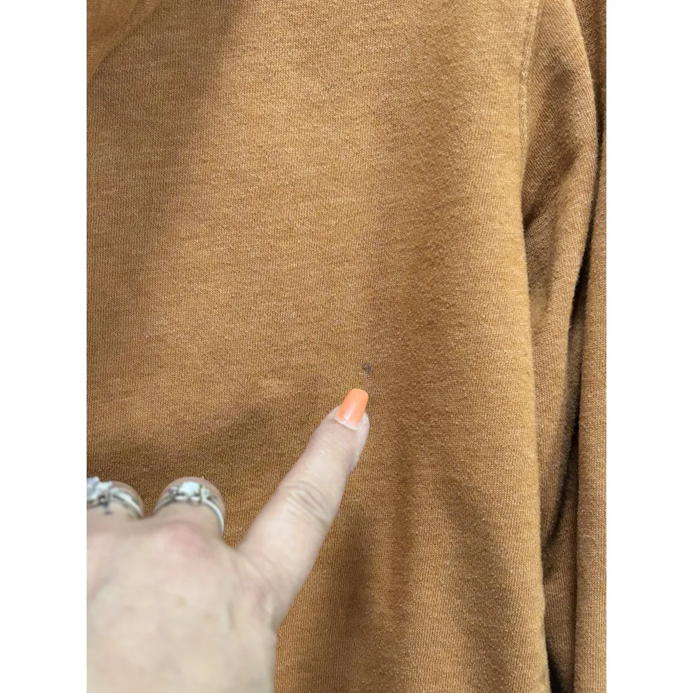 Aeropostale Burnt Orange‎ Hoodie Sweatshirt Size XS Long Sleeve Embroidered Logo - Image 6