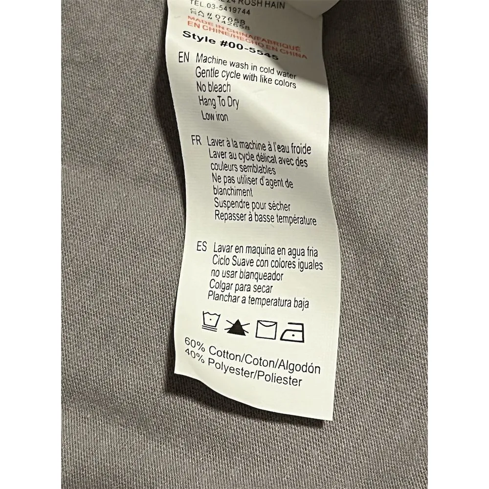 Charlotte Russe T Shirt Womens Size L Reckless Outlaw Tour Graphic Tee Gray NEW - Image 7