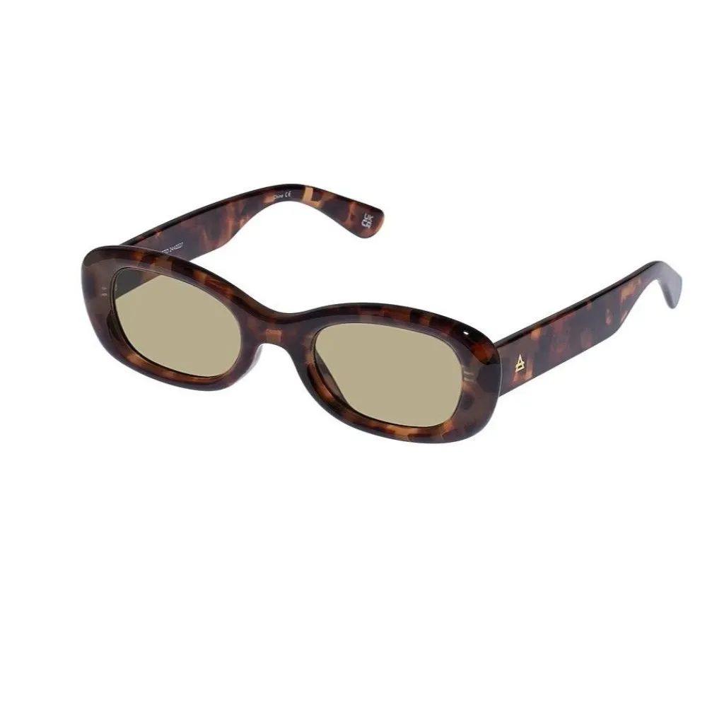 AIRE Calisto Sunglasses in Dark Tort One Size New Womens Sunnies Brown - Image 2