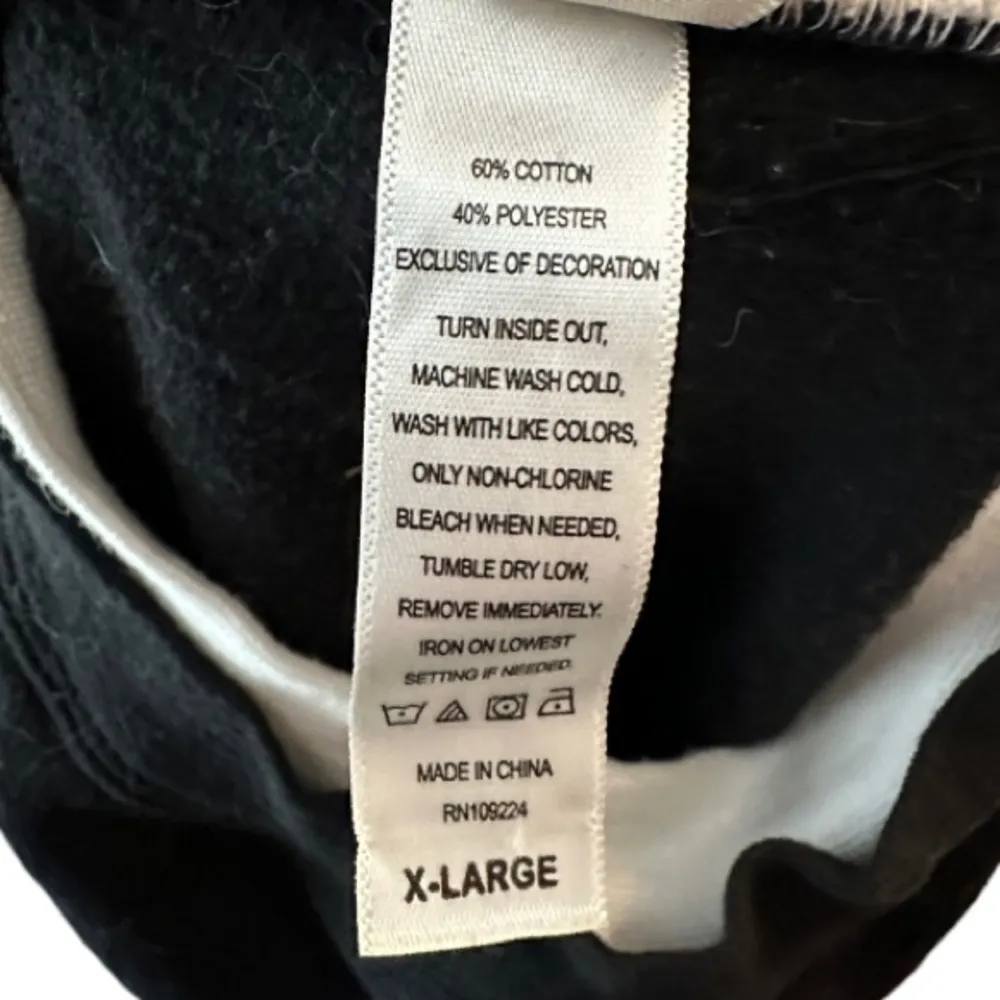 Vintage Decorated Originals Embroidered Shirt‎ Black Size XL - Image 6