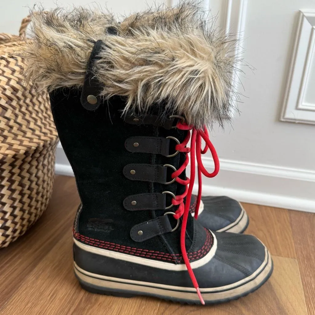 Sorel Joan of Arctic Waterproof Boots NL1540-011 $240 Black 7.5 - Image 6