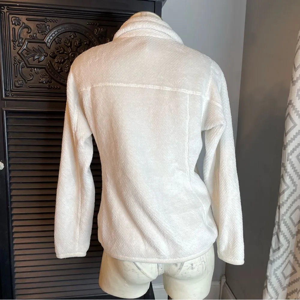 Patagonia Re-Tool Snap-T Fleece Pullover Women’s Size XS Cream Raw Linen‎ - Image 4