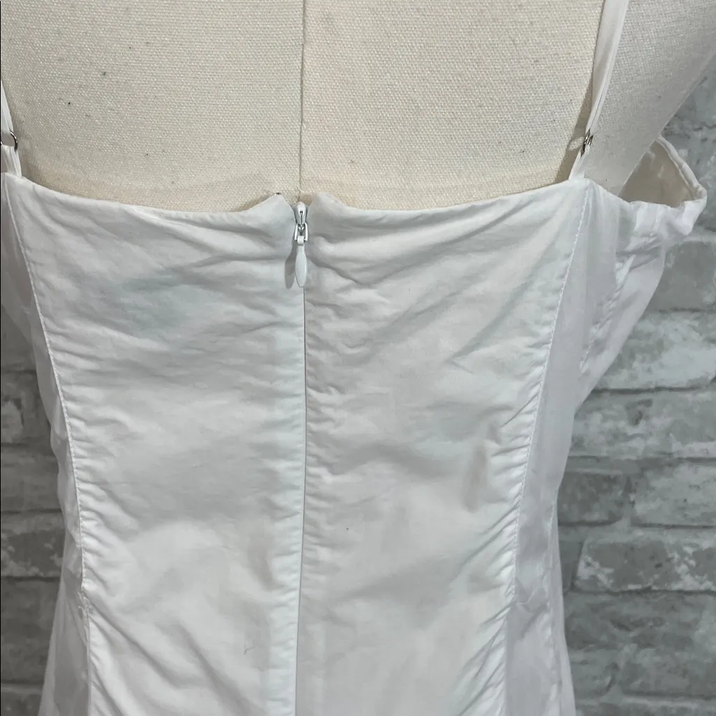 J. Crew White Button-down cotton poplin dress - Image 7