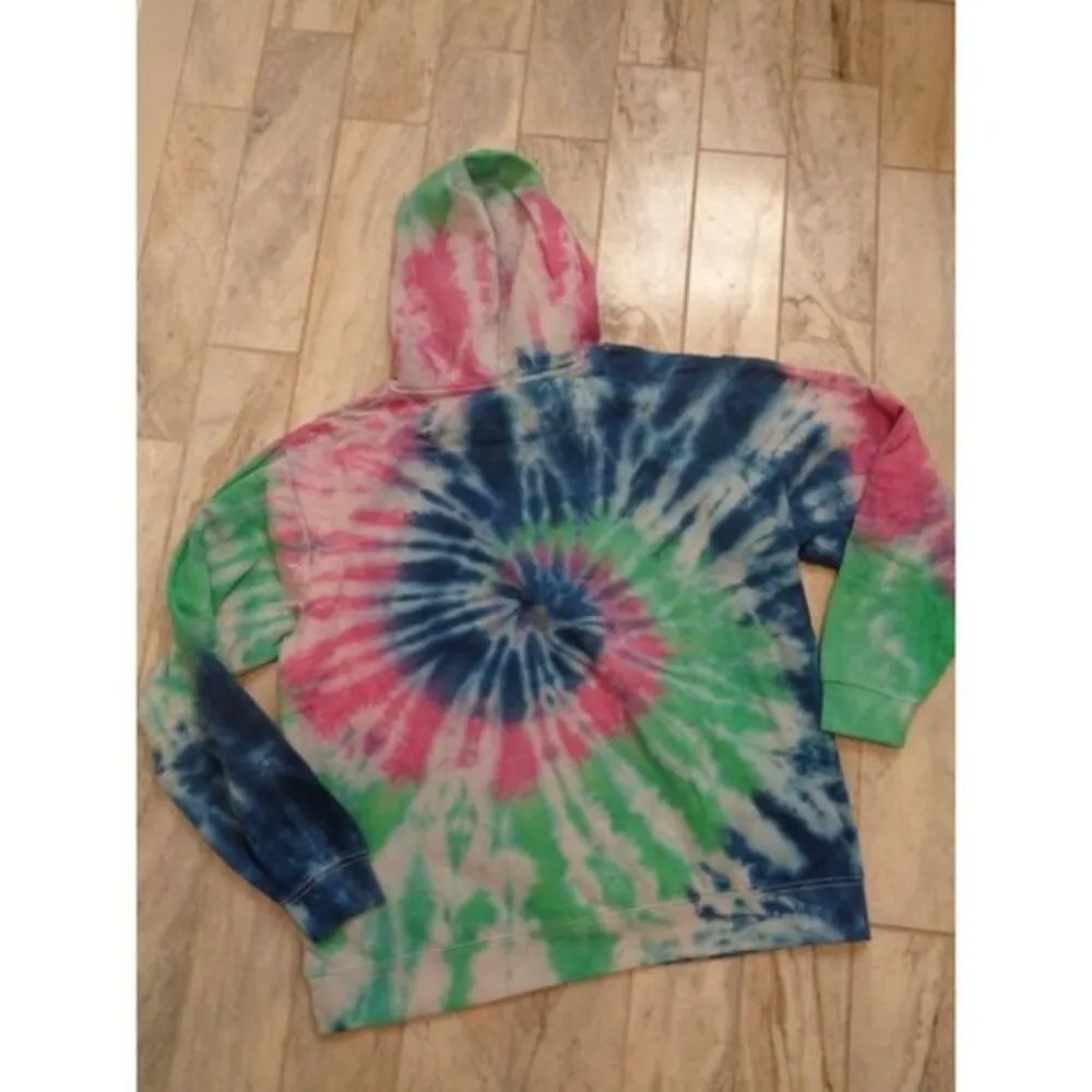 NEW Delta Fleece women's large tie-dye fleece lined sweatshirt - Image 2