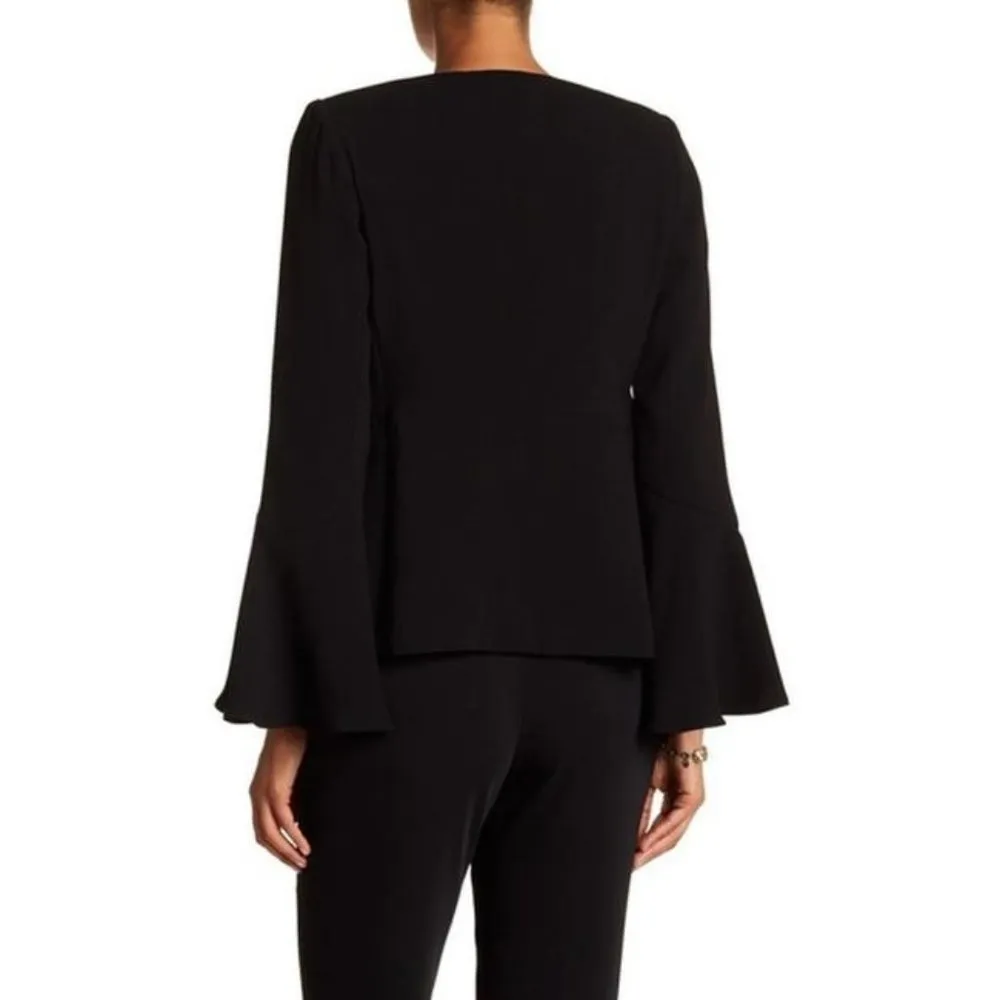 💕HARLOWE & GRAHAM💕 Ruffle Bell Sleeve Blazer - Image 2