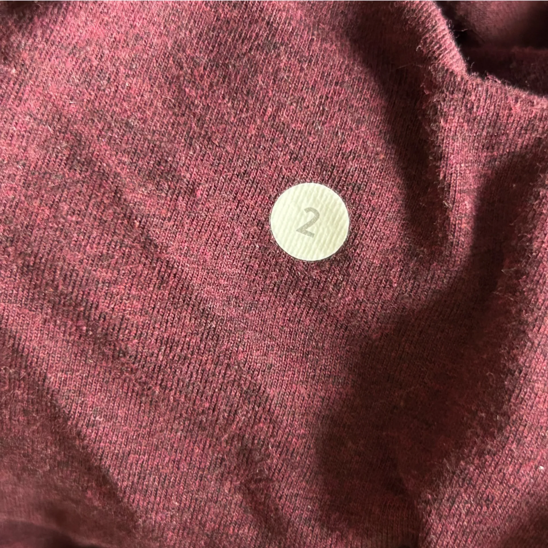 Lululemon Maroon Funnel Neck Sweater Sweatshirt Size 2 - Image 8