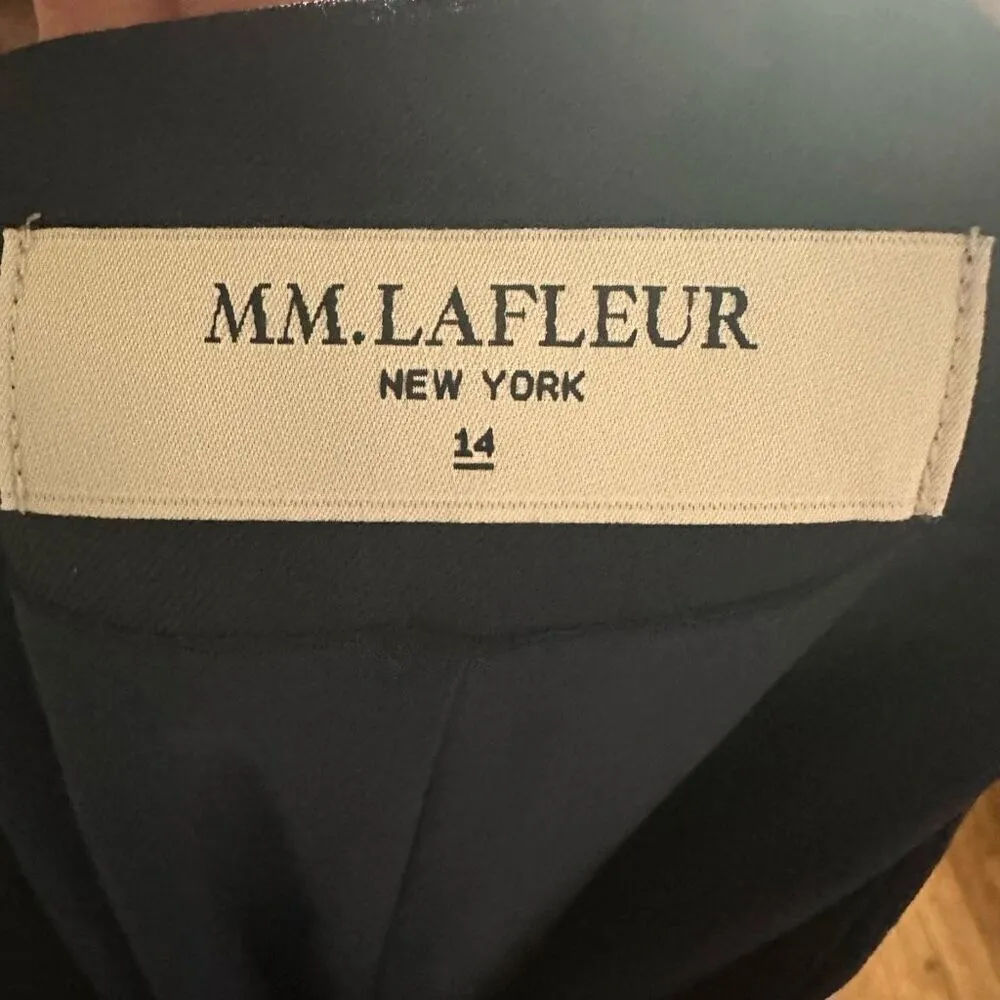 MM Lafleur Noho Galaxy blue elevated basics minimalist sz 14 pencil skirt - Image 5