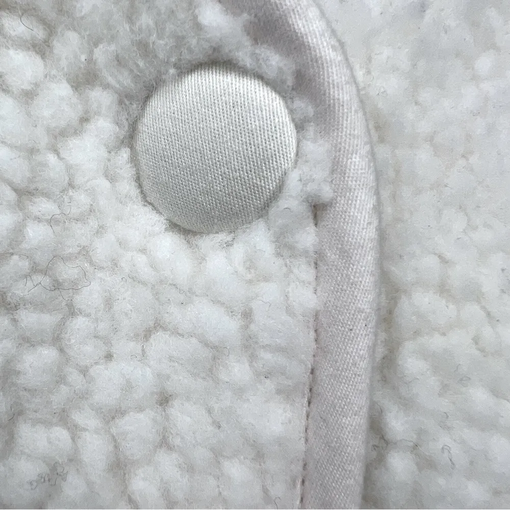 Ava & Viv Sherpa Overcoat Jacket - Size 0X 16/18- Cream - Plus Size - Image 9