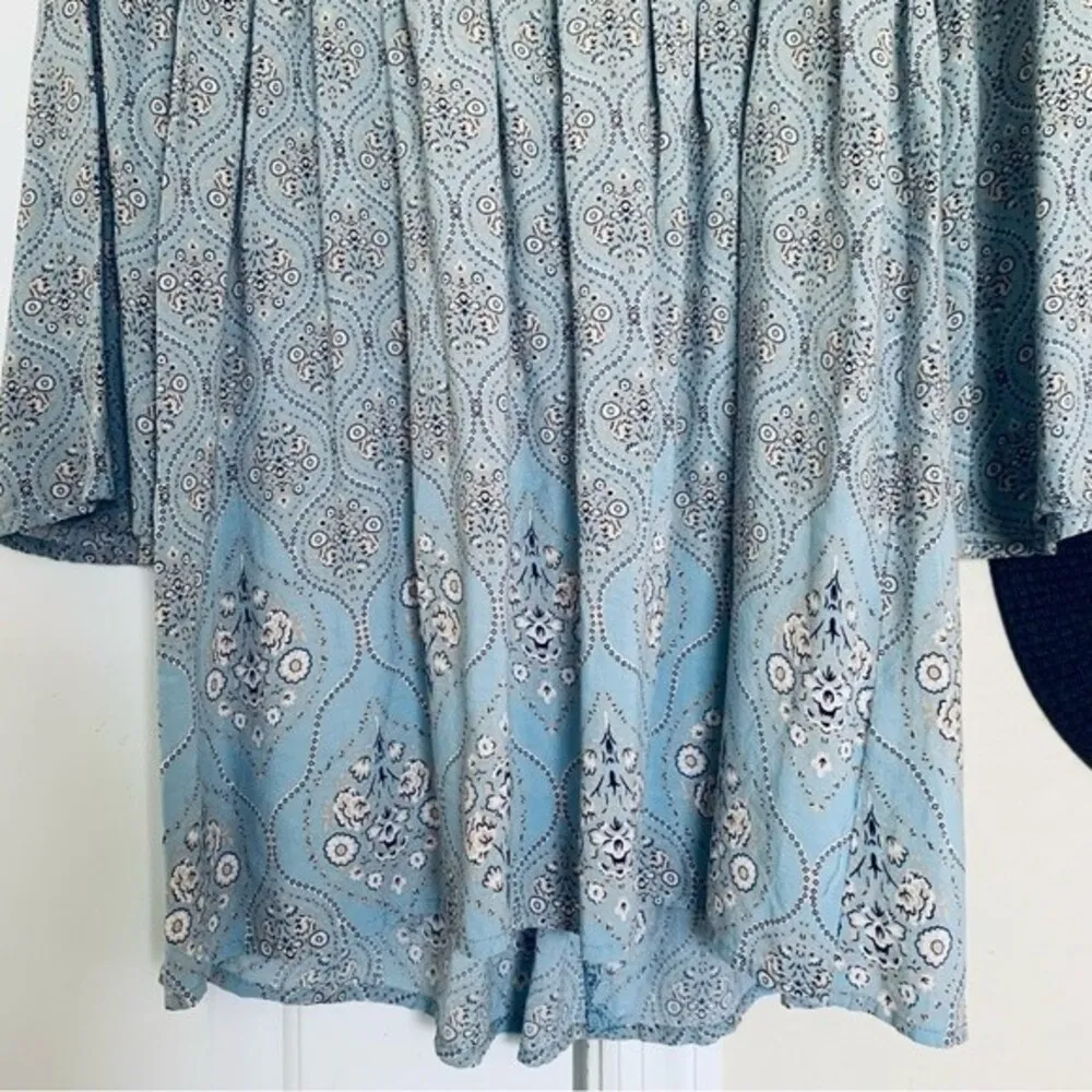 Miami Boho Babydoll Music Festival Concert Floral Print Mini Dress | Size: M - Image 4