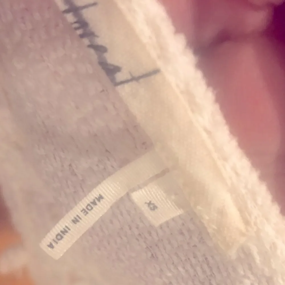 🔵 SALE 3/$25 ANTHRO FLOREAT COTTON CREAM PULLOVER TASSEL CROCHET SWEATER XS - Image 9